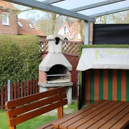 בית נופש Neu! Friesenhaus Mit Sauna Naehe Norddeich נורדן